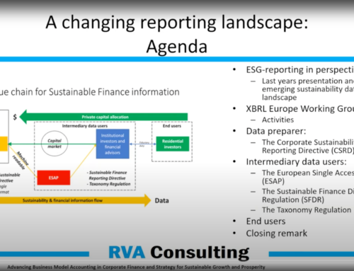 Inspelning från Sustainability Reporting