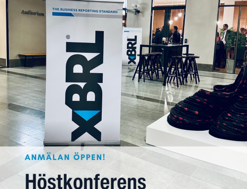 Nu öppnar vi upp för anmälan till XBRL´s höstkonferens!